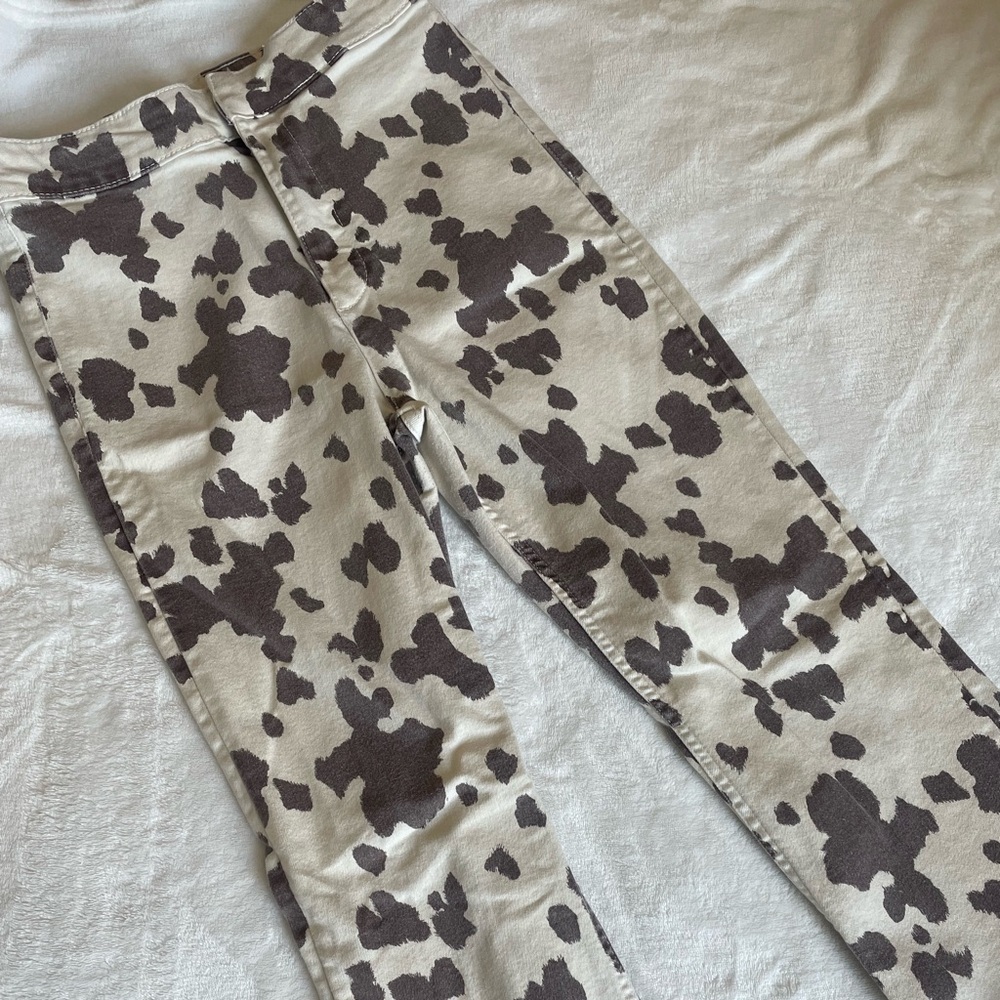 Zara Printed Flare Pants